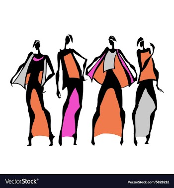  					Beautiful Woman silhouette vector image														