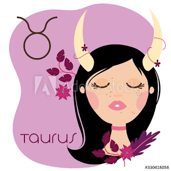 beautiful woman with taurus zodiac sign