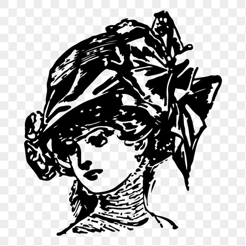 Beautiful women's hat png sticker | Free PNG - rawpixel