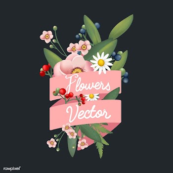 Beautifully designed flowers vector | Free stock vector - 44569