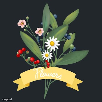 Beautifully designed flowers vector | Free stock vector - 44572
