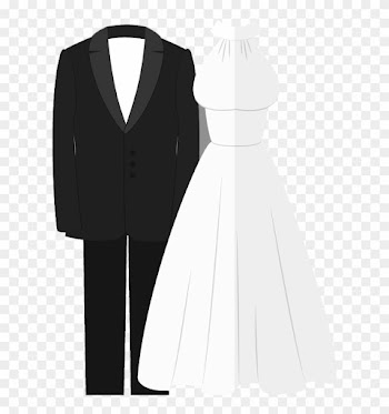 Beauty And Salons - Tuxedo &amp; Gown Wedding Invitation