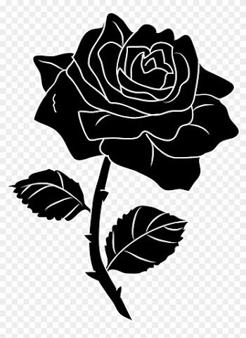 Beauty And The Beast Rose Clipart