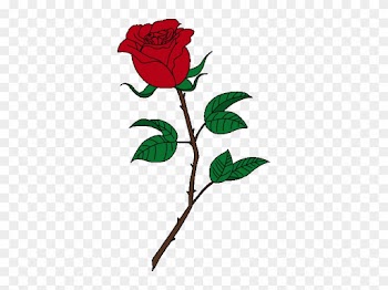 Beauty And The Beast Rose Clipart - Beauty And The Beast Rose Clip Art
