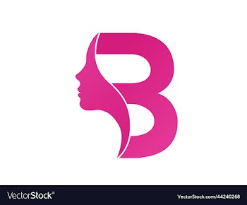 beauty b letter logo design beauty parlous