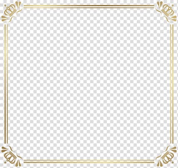 Beauty Blender Mail order Shopping Skin, Frame Border with Crowns , gold border artwork transparent background PNG clipart