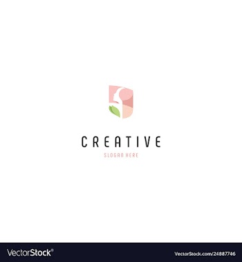 Beauty face naturally skin cosmetic logo design vector image