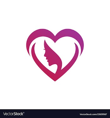 Beauty love logo template vector image
