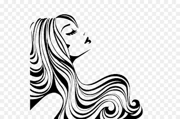 Beauty Parlour, Hairdresser, Hair, Blackandwhite, Head PNG