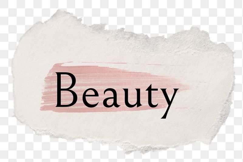 Beauty png ripped paper word | Free PNG - rawpixel
