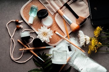 Beauty Product Flatlay