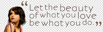 Beauty Quotes Free PNG Image
