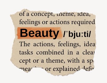 Beauty ripped dictionary, editable word | Free PSD - rawpixel