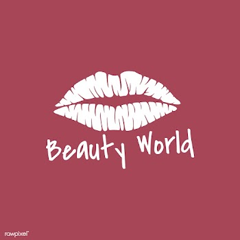 Beauty world cosmetics logo vector | Free stock vector - 513269