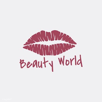 Beauty world cosmetics logo vector | Free stock vector - 513296