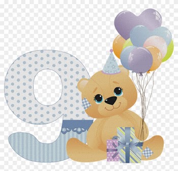 Bebê - Baby Bear Birthday Clip Art