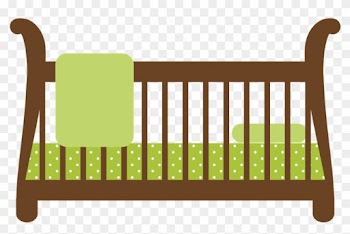 Bebê - Baby Crib Clip Art