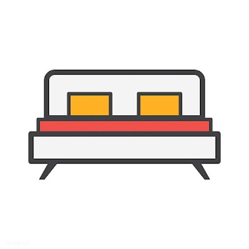 Bed bedroom comfort | Free stock vector - 113665