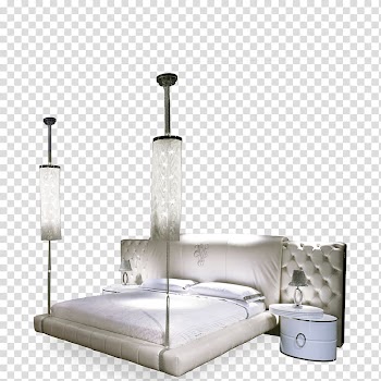 Bed frame Bedroom Furniture Mattress, bed transparent background PNG clipart
