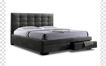 Bed frame Box-spring Sofa bed Mattress, bed transparent background PNG clipart