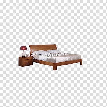 Bed frame Designer, Wooden Beds transparent background PNG clipart