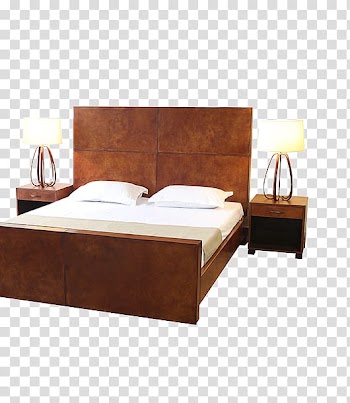 Bed frame Furniture Bedside Tables Mattress, bed transparent background PNG clipart