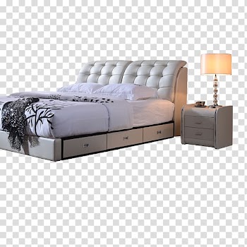 Bed frame Furniture Mattress Bedroom, bed transparent background PNG clipart