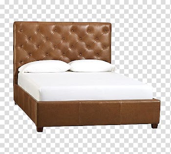 Bed frame Headboard Bedroom Tufting, 3D material bed,Simple Beds transparent background PNG clipart