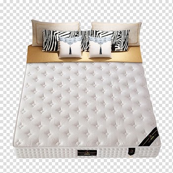 Bed frame Mattress Bed sheet Simmons Bedding Company, Elegant home mattress mattress material transparent background PNG clipart