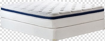 Bed frame Mattress Pads Furniture, Mattress transparent background PNG clipart