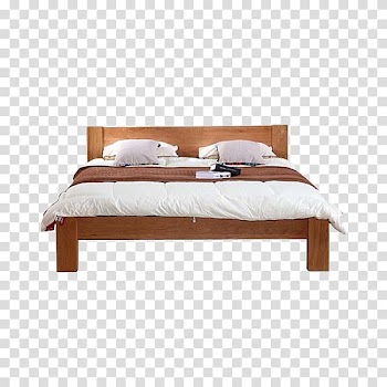 Bed frame, Queen overhead design elements transparent background PNG clipart