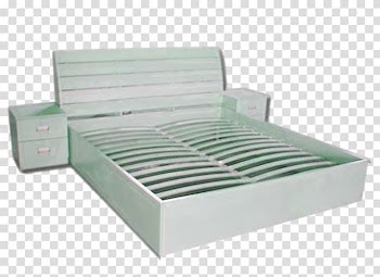 Bed frame Spare ribs Mattress Furniture, White skeleton transparent background PNG clipart