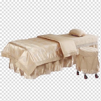 Bed frame Table Couch Bed skirt, Beauty bed free buckle material transparent background PNG clipart