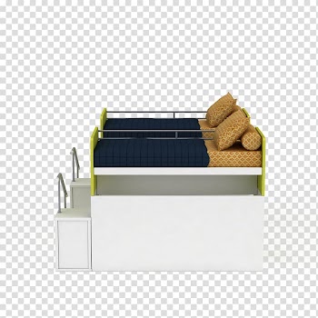 Bed Mattress Pillow Gratis, Pure white blue mattress dorm bed transparent background PNG clipart