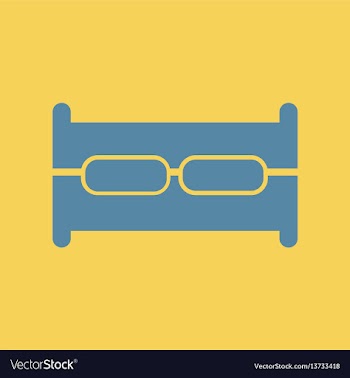 Bed vector image
