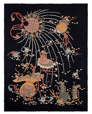 Bedding cover (futonji) decorated with symbols | Free Photo - rawpixel