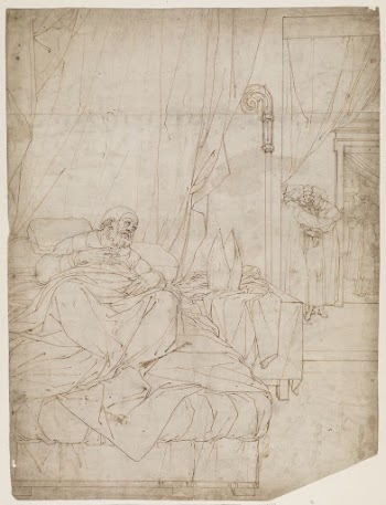 Bedridden pope listens to men | Free Photo - rawpixel
