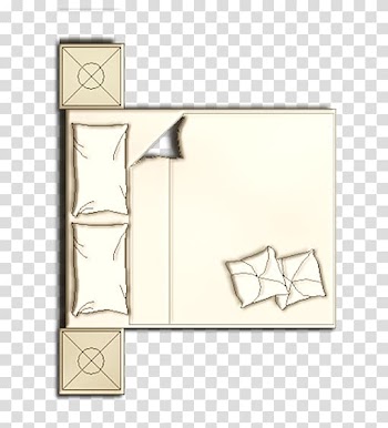 Bedroom Furniture, Figure color flat bed bedroom transparent background PNG clipart