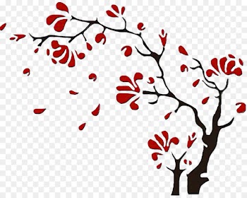 Bedroom Mural Living room Wall decal - sakura 