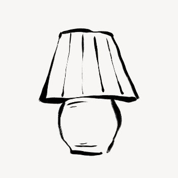 Bedside lamp collage element, aesthetic | Free Photo - rawpixel