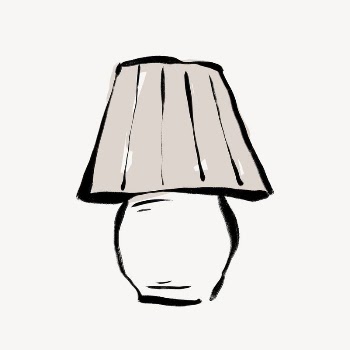 Bedside lamp collage element, aesthetic | Free Photo - rawpixel