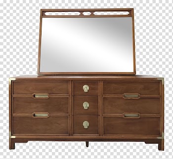 Bedside Tables Chest of drawers Bed frame, solid wood craftsman transparent background PNG clipart