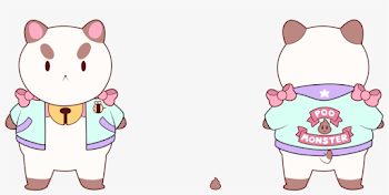Bee And Puppycat Png - Bee And Puppycat Poo Monster Transparent ...