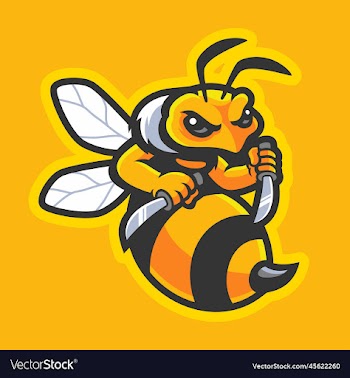 bee cartoon mascot design