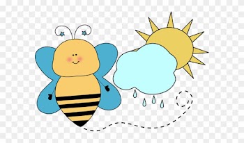 Bee Classroom Weather Monitor Clip Art - Weather Cute Clipart