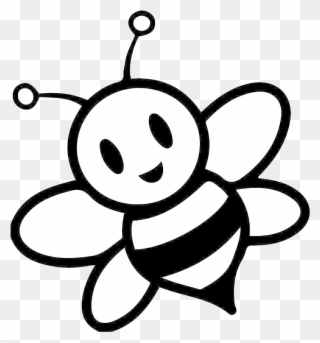 Bee Clipart Black And White Wallpaper Hd Images Honey - Honey Bee ...