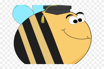 Bee Clipart Graduation - Bee Graduate Clip Art