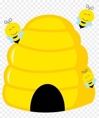 Bee Clipartbee Partyspelling - Beehive Clipart