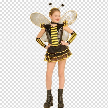 Bee Halloween costume Costume party Child, Costume Queen's Day transparent background PNG clipart