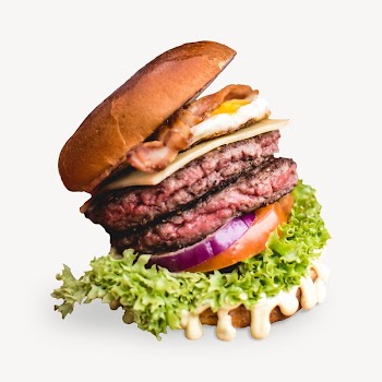Beef burger, fast food isolated | Free Photo - rawpixel